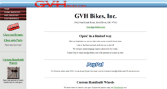 Desktop Screenshot of gvhbikes.com