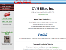 Tablet Screenshot of gvhbikes.com